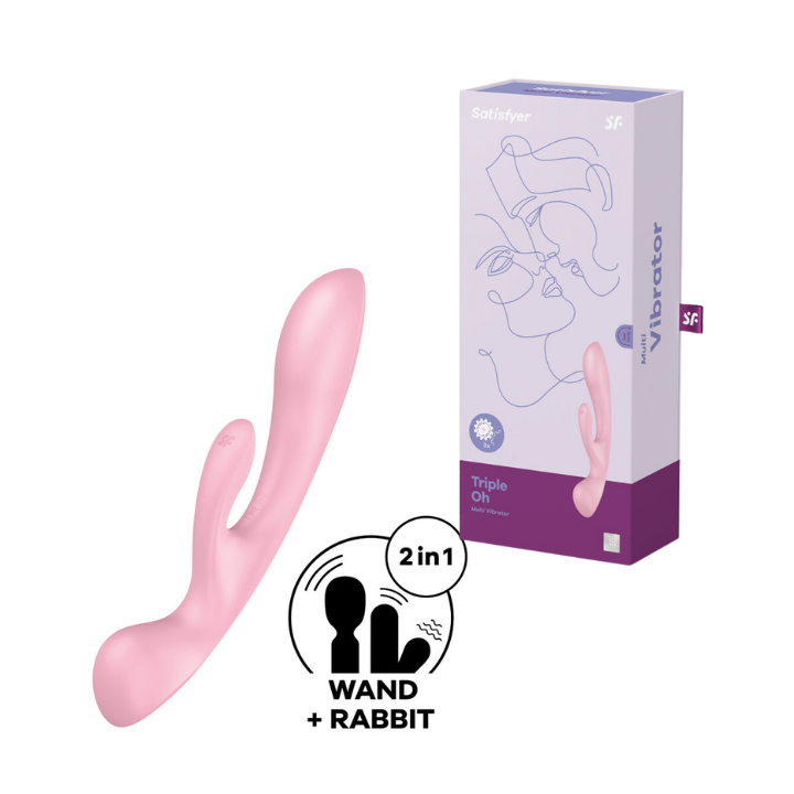 SATISFYER TRIPLE OH VIBRADOR HIBRIDO
