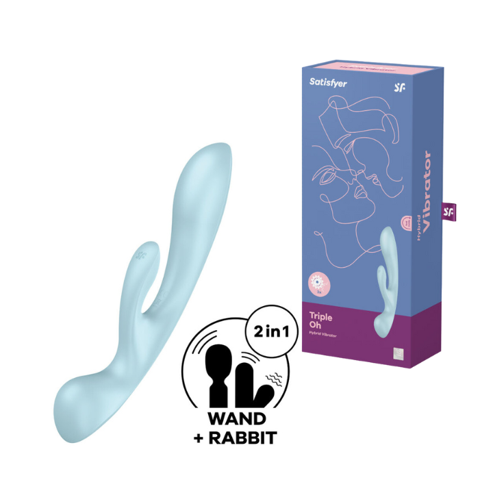 SATISFYER TRIPLE OH VIBRADOR HIBRIDO