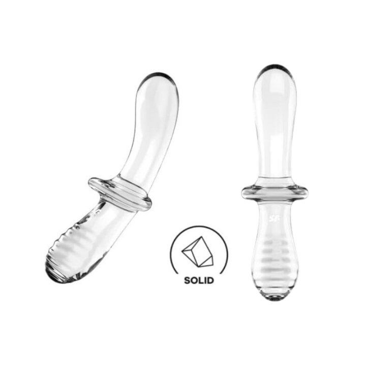 SATISFYER DOUBLE CRYSTAL - AZUL