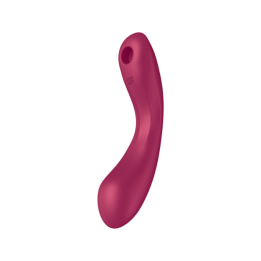 SATISFYER - CURVE TRINITY 1 AIR PULSE VIBRATION ROJO