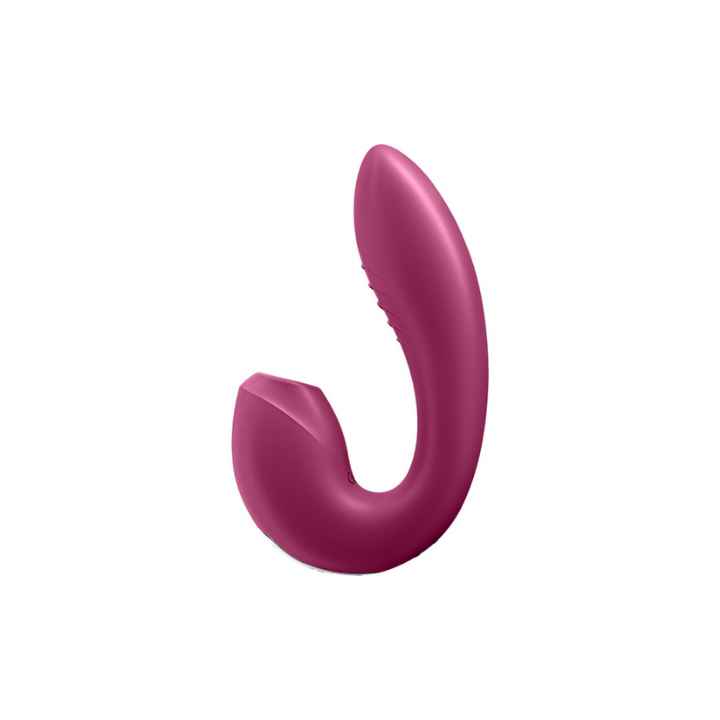 SATISFYER SUNRAY VIBRADOR INSERTABLE CON AIR PULSE, BERRY_LILA_