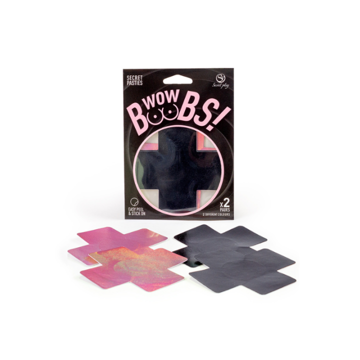 WOW BOOBS! CUBRE PEZONES CRUZ Cod. 6264