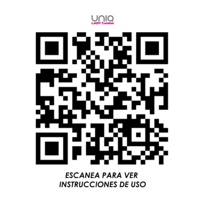 UNIQ - LADY CONDOM PRESERVATIVOS FEMENINOS CON LIGUERO SIN LATEX 3 UNIDADES