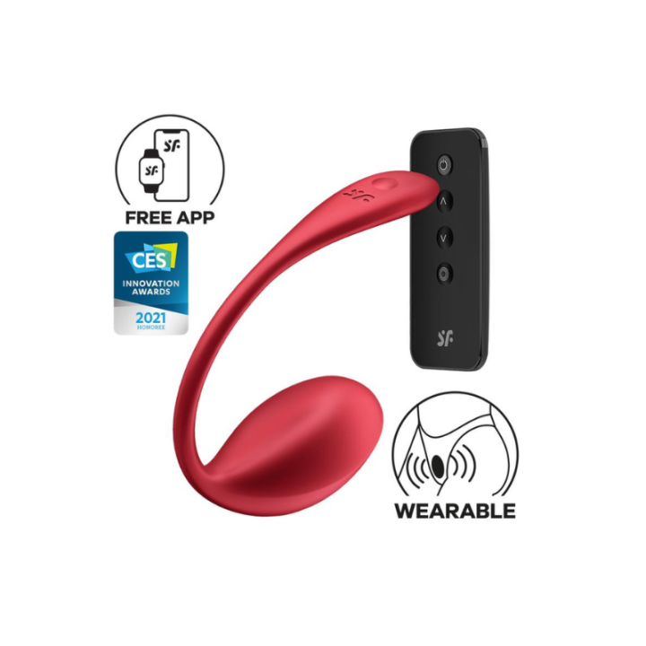 SATISFYER SHINY PETAL CON APP SATISFYER CONNECT ROJO