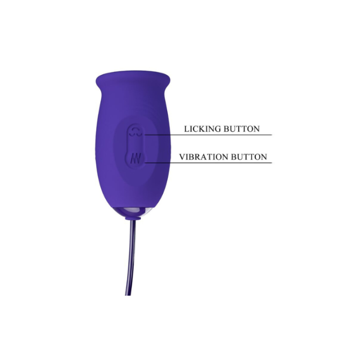 PRETTY LOVE - DAISY YOUTH ESTIMULADOR VIBRADOR RECARGABLE VIOLETA