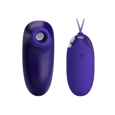 PRETTY LOVE - ESTIMULADOR Y HUEVO PORTATIL