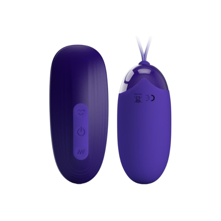 PRETTY LOVE - ESTIMULADOR Y HUEVO PORTATIL