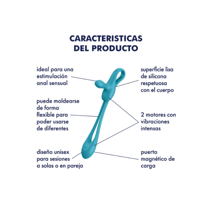 SATISFYER - PLUG & PLAY 1 MULTIVIBRADOR FLEXIBLE