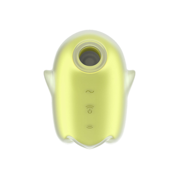 SATISFYER - GLOWING GHOST AIR PULSE & VIBRADOR AMARILLO