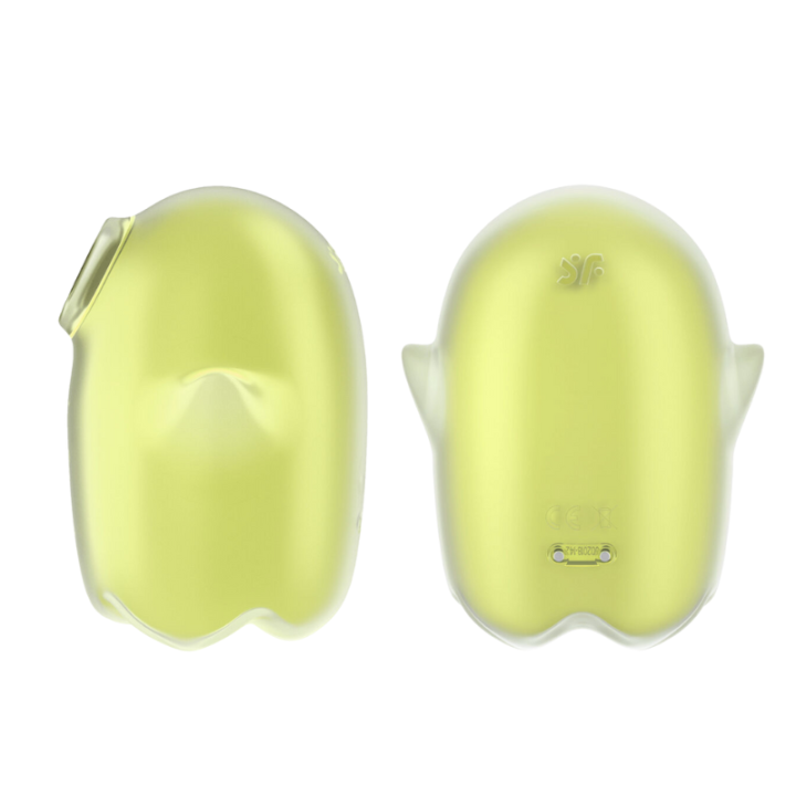 SATISFYER - GLOWING GHOST AIR PULSE & VIBRADOR AMARILLO