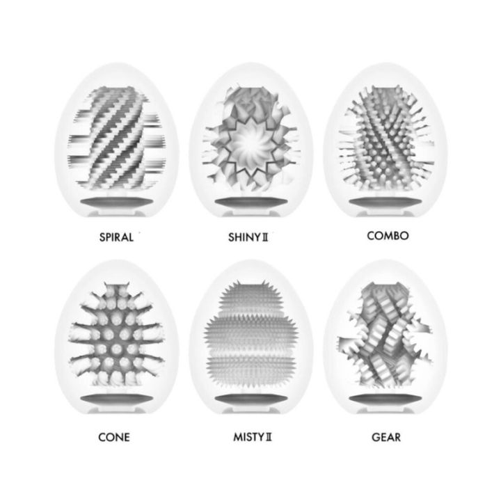 TENGA - HARD BOILED HUEVO MASTURBADOR PACK 6 UDS