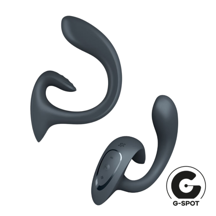 SATISFYER - G FOR GODDESS 1 VIBRADOR RABBIT GRIS OSCURO
