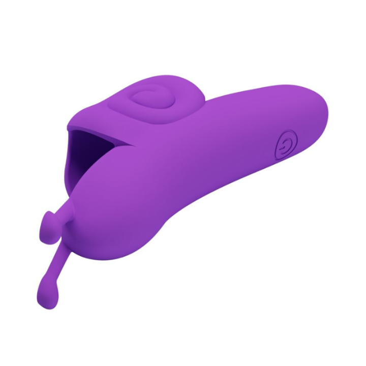 PRETTY LOVE - SNAIL PODEROSO ESTIMULADOR DE DEDO MORADO