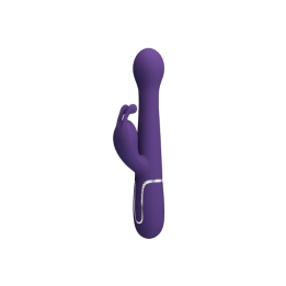 PRETTY LOVE - DEJON VIBRADOR RABBIT 3 EN 1 MULTIFUNCIÓN MORADO
