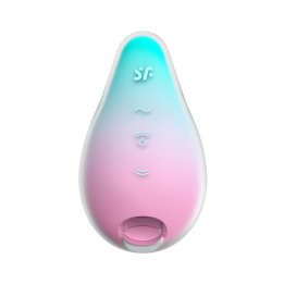 SATISFYER - MERMAID VIBES ESTIMULADOR & VIBRADOR MENTA Y ROSA