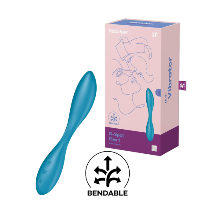 SATISFYER VIBRADOR G-SPOT FLEX 1 PETROL
