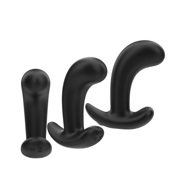 INTENSE - CHANDLER PLUG ANAL 10 VIBRACIONES NEGRO CONTROL REMOTO