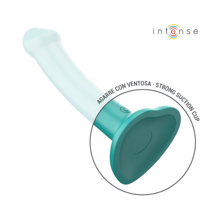 INTENSE - KATIE VIBRADOR CON VENTOSA 10 VIBRACIONES AZUL OSCURO CONTROL REMOTO