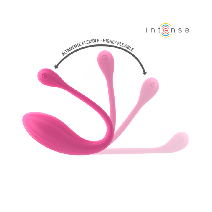 INTENSE - JANICE VIBRADOR U DOBLE ESTIMULACIÓN 10 VIBRACIONES ROSA CONTROL REMOTO