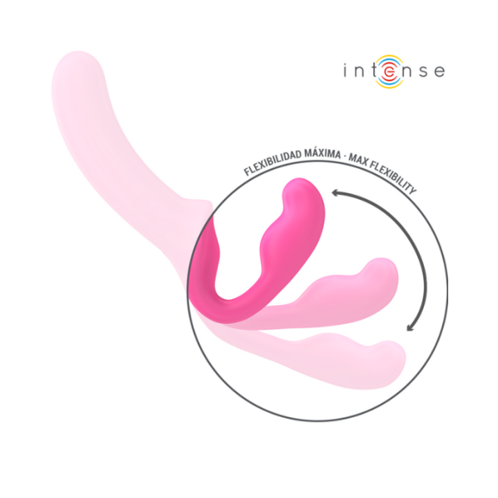 INTENSE - AMY VIBRADOR DOBLE 20 CM ROSA CONTROL REMOTO