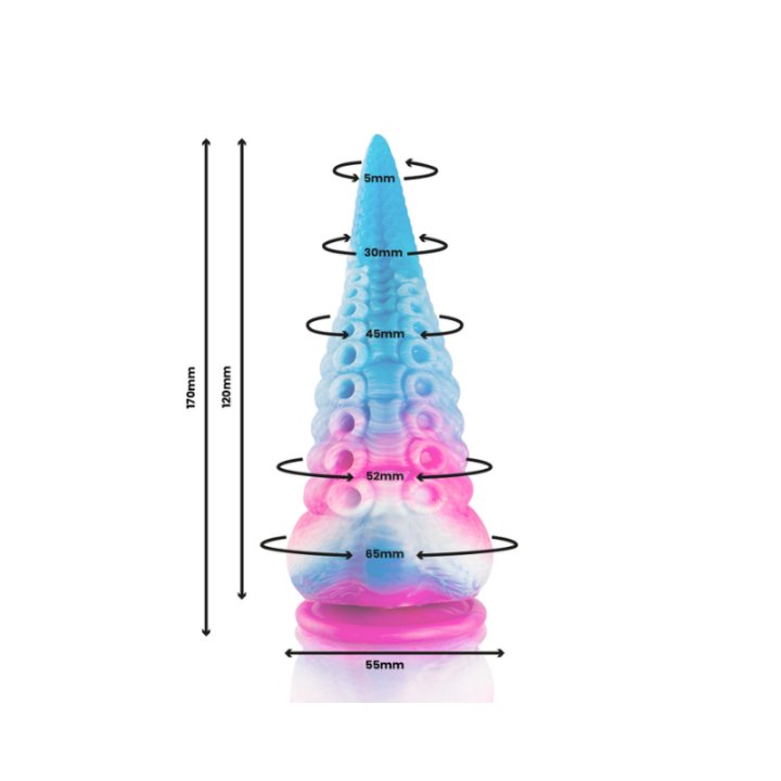 EPIC - PHORCYS DILDO TENTÁCULO AZUL TAMAÑO PEQUEÑO