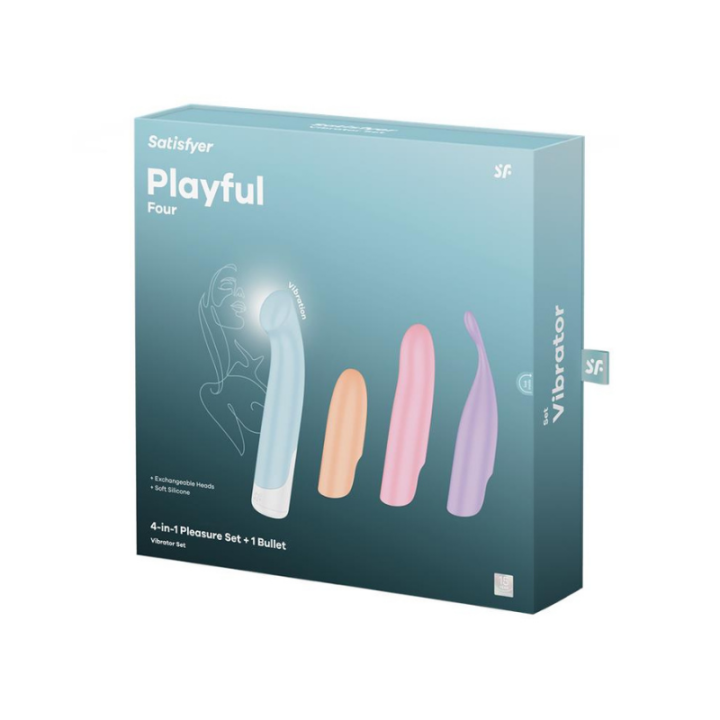 SATISFYER SET PLAYFUL FOUR COLORFUL