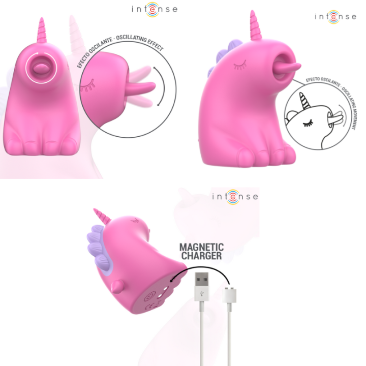 INTENSE - PINKIE ESTIMULADOR UNICORNIO FUCSIA