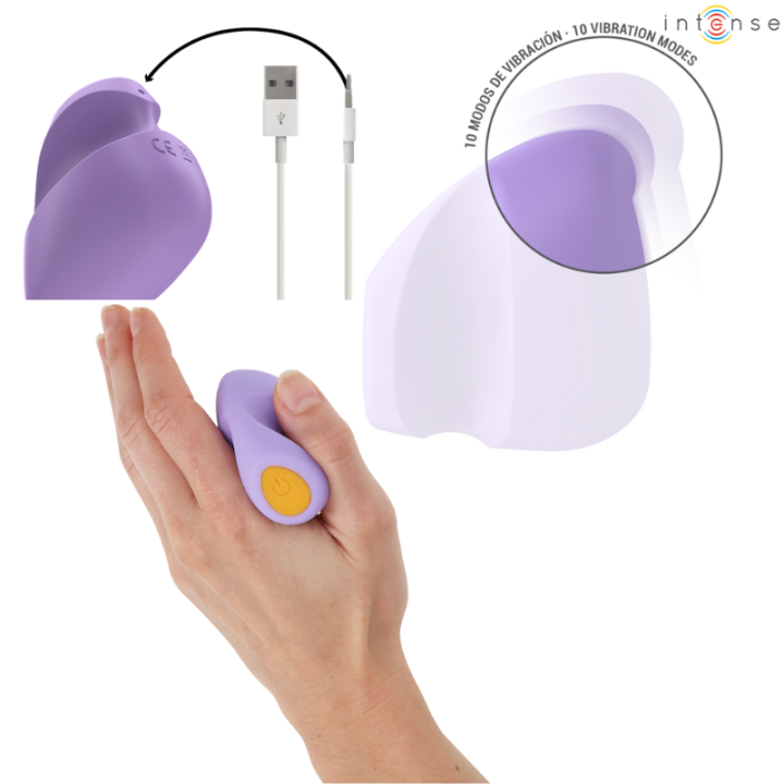 INTENSE - ÚRSULA ESTIMULADOR 10 VIBRACIONES MORADO