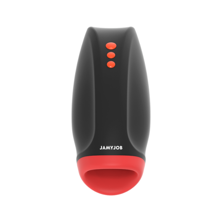 JAMYJOB - NOVAX MASTURBADOR CON VIBRACION Y COMPRESIÓN