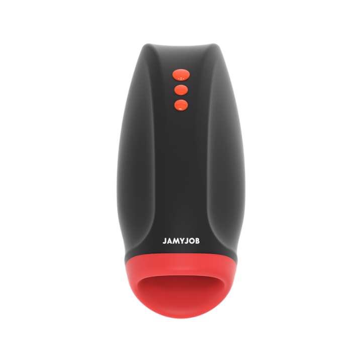 JAMYJOB - NOVAX MASTURBADOR CON VIBRACION Y COMPRESIÓN