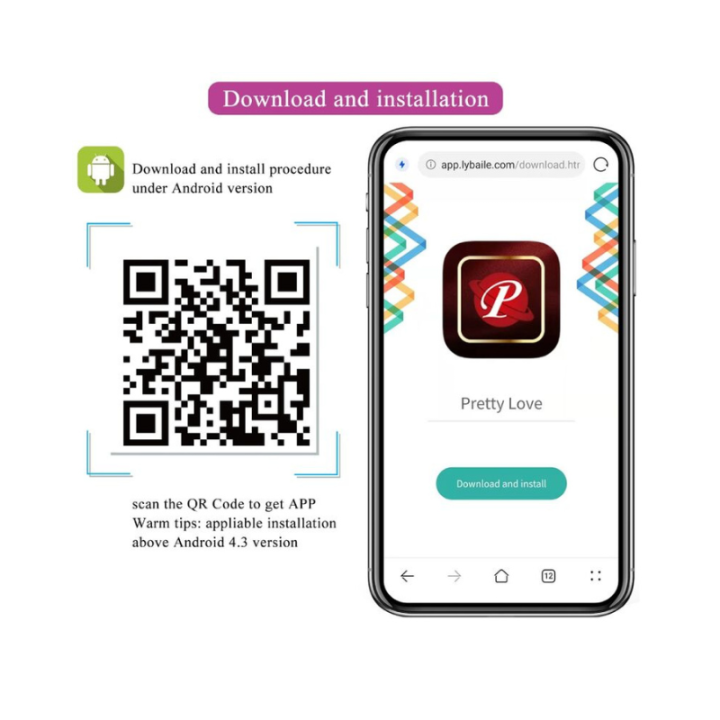 PRETTY LOVE - ELVIRA KEGEL BALLS APP CONTROL REMOTO MORADO