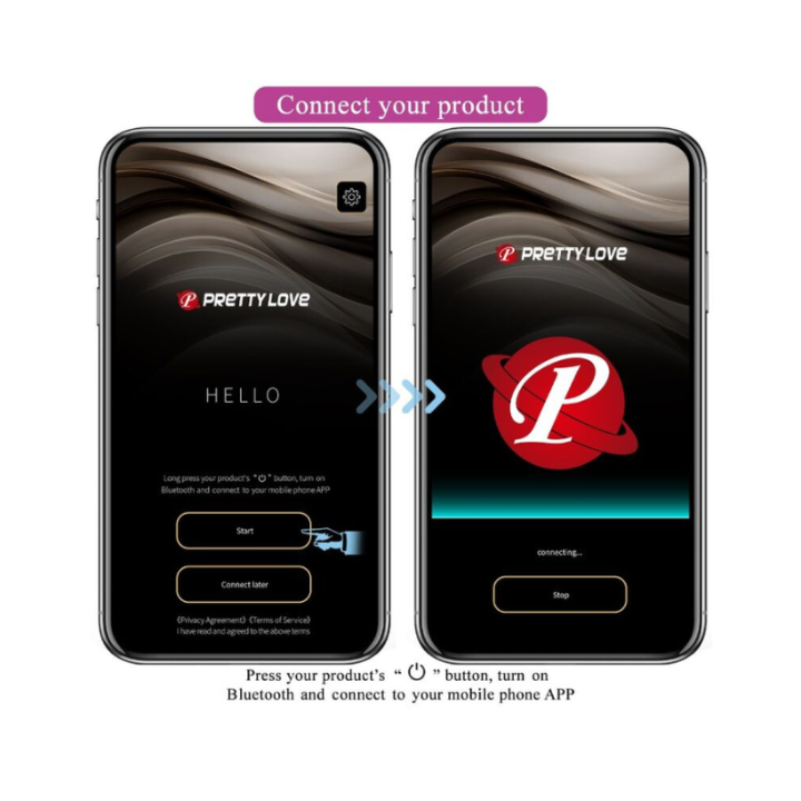 PRETTY LOVE - ELVIRA KEGEL BALLS APP CONTROL REMOTO MORADO