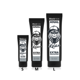 BlackHole — Lubricante base agua dilatación anal — 70ml, 150 ml, 250 ml.