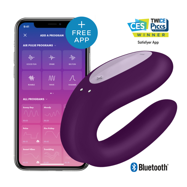 SATISFYER - DOUBLE JOY CON APP