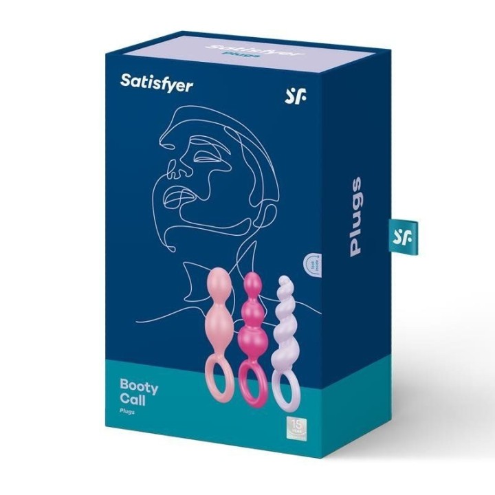 Kit Satisfyer Plugs Anales Colores