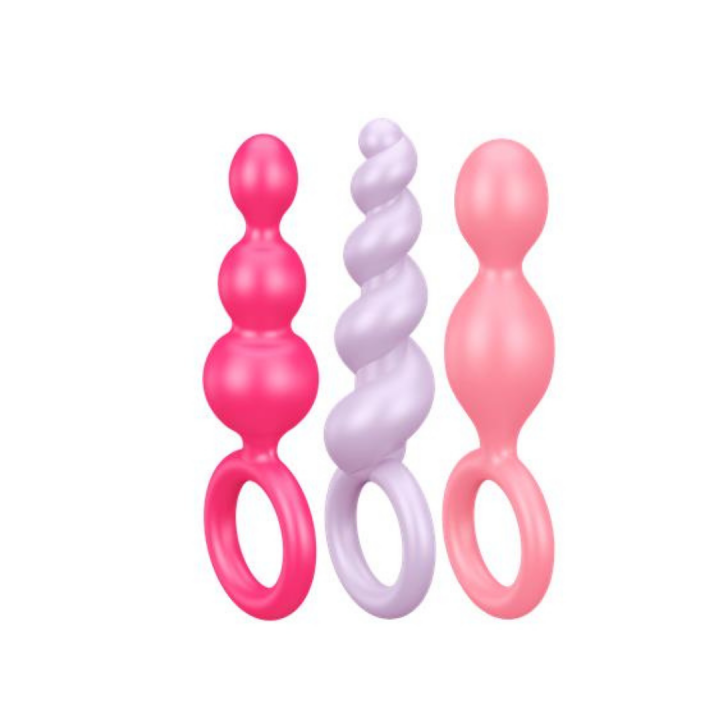Kit Satisfyer Plugs Anales Colores