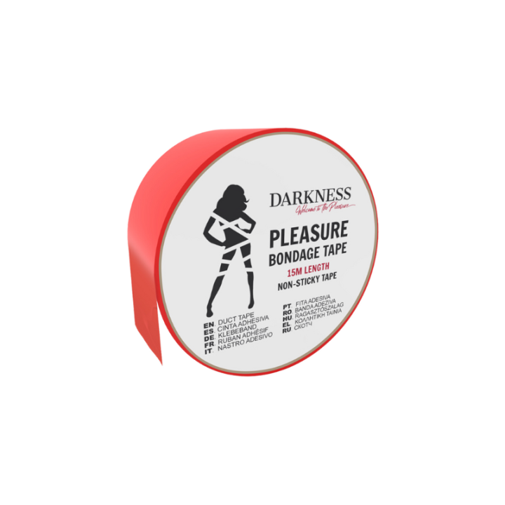 DARKNESS CINTA PARA BONDAGE ROSA NO PEGAJOSA 15M