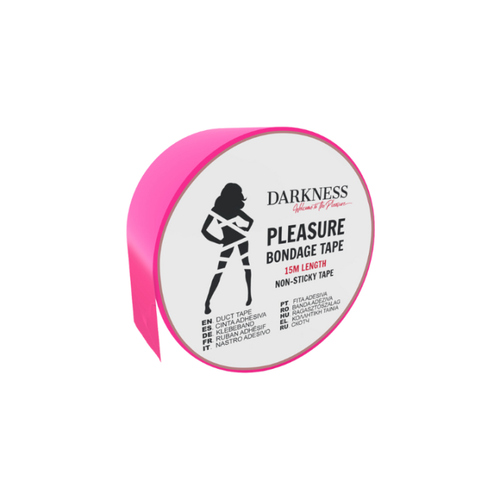 DARKNESS CINTA PARA BONDAGE ROSA NO PEGAJOSA 15M