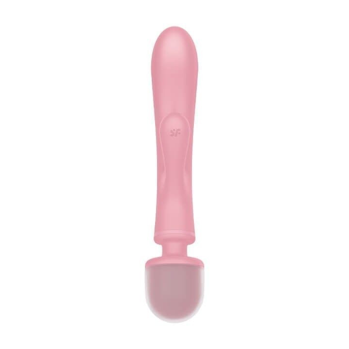 SATISFYER - TRIPLE LOVER MASAJEADOR VIBRADOR RABBIT GRIS