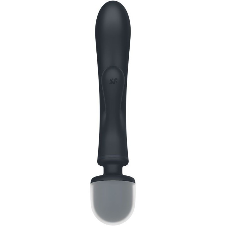 SATISFYER - TRIPLE LOVER MASAJEADOR VIBRADOR RABBIT GRIS