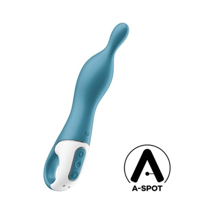 SATISFYER A-MAZING 1 VIBRADOR PUNTO A Azul