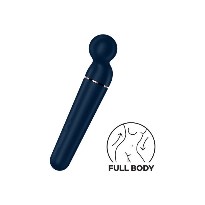 SATISFYER - PLANET WAND-ER MASAJEADOR VIBRADOR AZUL