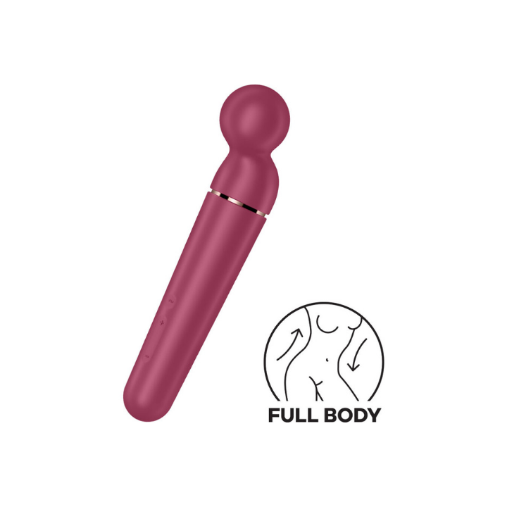 SATISFYER - PLANET WAND-ER MASAJEADOR VIBRADOR AZUL