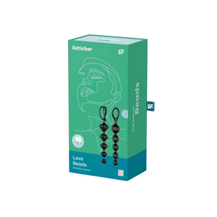SATISFYER - LOVE BEADS NEGRO