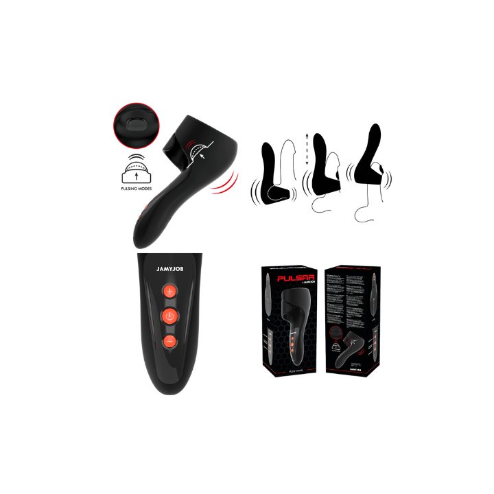 JAMYJOB PULSAR MASTURBADOR CON MODOS VIBRACIÓN Y PULSACIÓN
