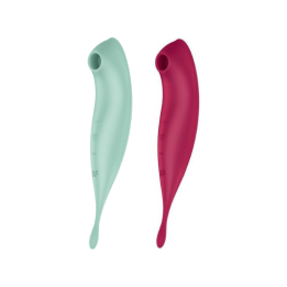 SATISFYER TWIRLING PRO+ SUCCIONADOR Y VARITA VIBRADORA CON APP CONNECT