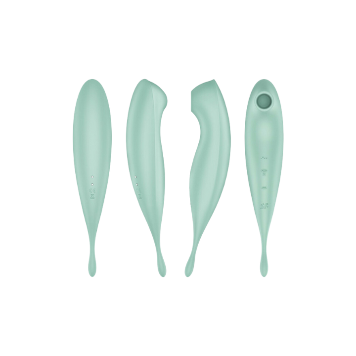 SATISFYER TWIRLING PRO+ SUCCIONADOR Y VARITA VIBRADORA CON APP CONNECT