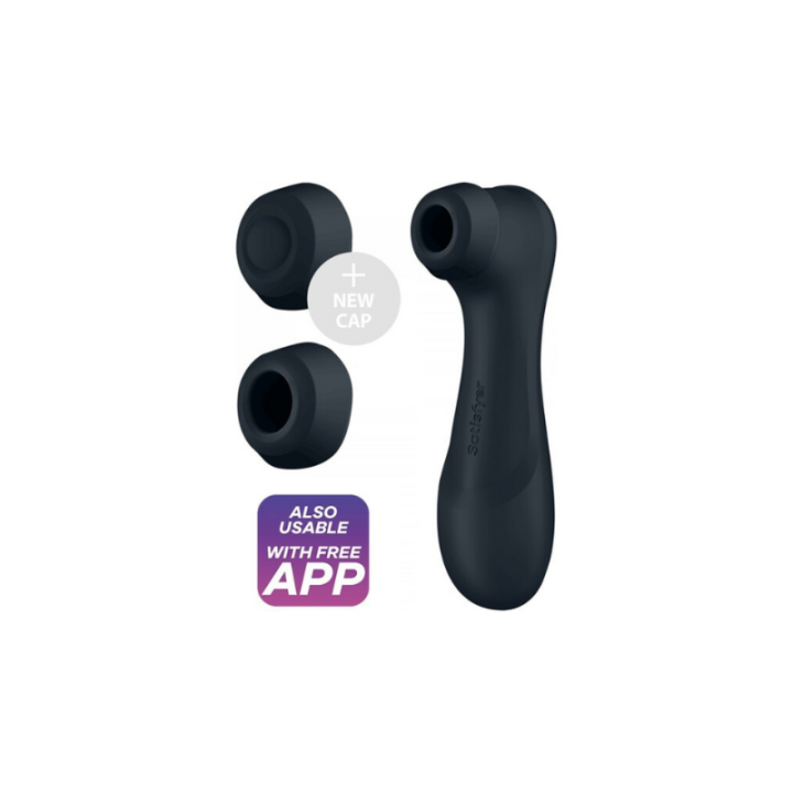 SATISFYER PRO 2 GENERACIÓN 3 - VIBRADOR AIR PULSE CON APP - NEGRO