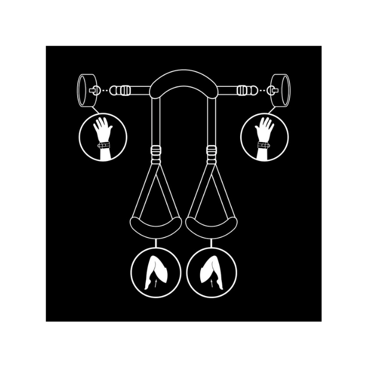 POSICIÓN PIERNAS ABIERTAS CON ESPOSAS