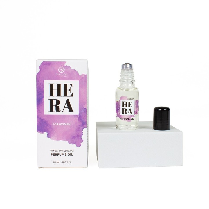 SECRETPLAY - HERA PERFUME NATURAL FEROMONAS EN ACEITE PARA MUJER 20 ML